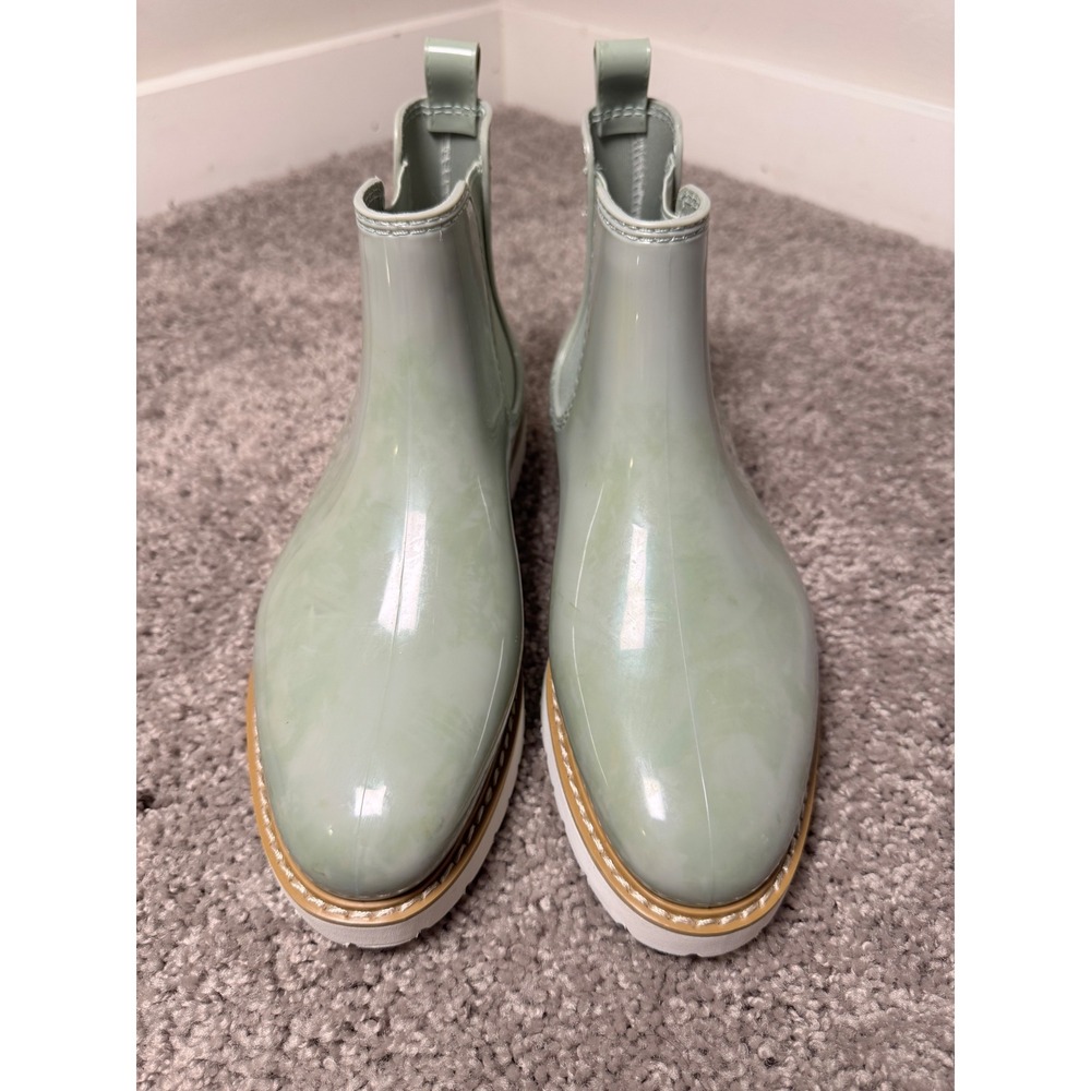 Cougar Kensington Ankle Rain Boots Women Sage Green Waterproof size 9